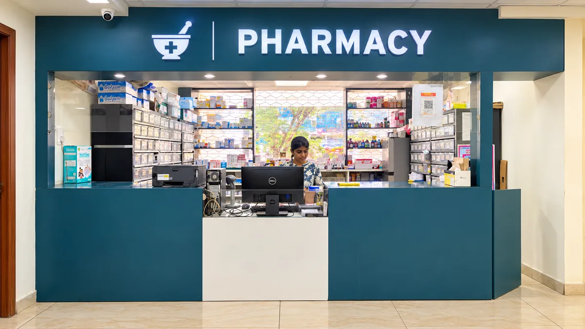 Pharmacy counter